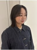 【YOKE】結べるボブ切りっぱなしボブ顔周りレイヤーロングボブ