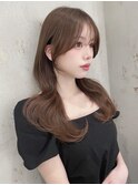 韓国柏顔周り美髪縮毛矯正髪質改善レイヤー韓国ボブくびれ
