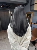 シンプルなのに洗練された透明感カラー／髪質改善トリートメント