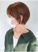 ショートくびれヘア顔周りレイヤー_ba379052