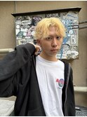 【RIKI】パーマ×ブリーチカラー