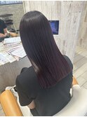 ツヤ/ラベンダー/パープル/ボルドー/トリートメント/髪質改善