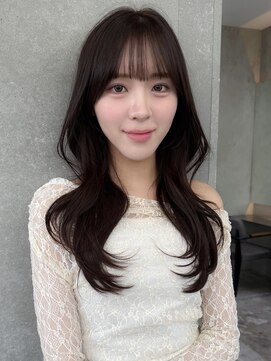 ロンド エスポワール 錦糸町(Lond espoir) ■ミニウルフレイヤーカット顔周りカット前髪カット韓国ロングy