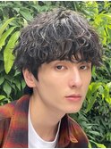 初めてのパーマでも◎ラフな質感が人気のシャドウパーマ
