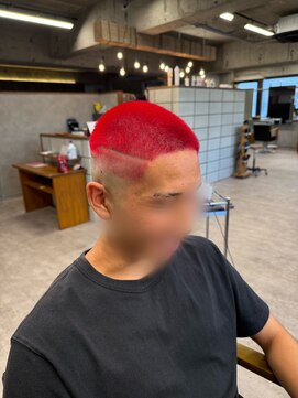 タメ(tame-) サーフカール/フェザーパーマ/ブルーブラック【都賀/メンズ】