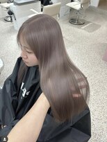 ペレ 梅田(PELE)&nbsp;くびれヘア/アプリコットオレンジ/夏のヘアアレンジ/梅田