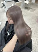 くびれヘア/アプリコットオレンジ/夏のヘアアレンジ/梅田