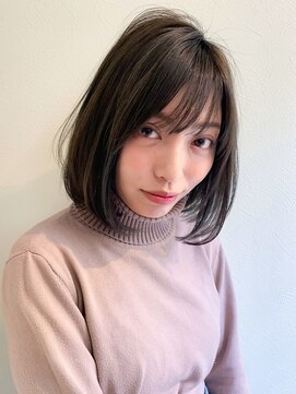ロンド ルージュ 銀座店(Lond rouge) 銀座/ショートボブ/髪質改善/顔周りレイヤー/韓国/ブリーチなし