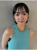 【PARK】ミニボブ×シースルーワイドバング