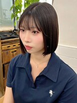 ネオリーブ クーロ(Neolive curro)&nbsp;小顔タッセルボブ×美髪髪質改善[ボブ/縮毛矯正/横浜韓国]