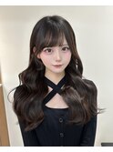 《渋谷/表参道》小顔見えNo.1!コテ巻き顔まわりレイヤーカット