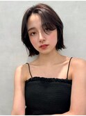 抜け感が映える大人ラフ外ハネボブ