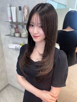 ジーナ 札幌(Zina)&nbsp;髪質改善＊レイヤー×透明感ダークカラー＊美髪 【Zina 札幌】