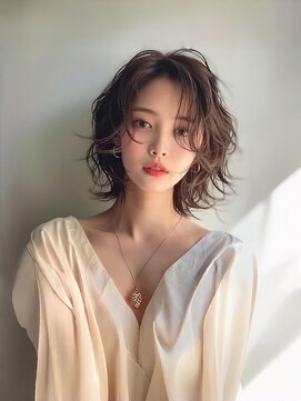 プラス ファースト ヘア(Plus 1st) レイヤーボブ×大人ニュアンス