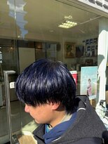 ヘアーメイク ニューヨーク 千駄木店(Hair Make NEWYORK)&nbsp;ネイビーカラー