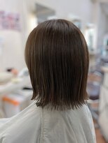 ビビ バイ マグ 岡谷店(bivi by Mag)&nbsp;30代40代◎白髪ぼかし切りっぱなしボブ×グレージュ
