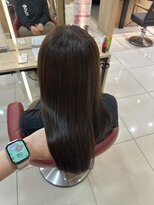 フェイス 伊勢原(FACE。)&nbsp;【伊勢原】イルミナカラー+髪質改善で叶える透明感オリーブ