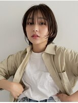 エレノア 吉祥寺北口店(Eleanor) ボブウルフ 顔まわりレイヤー ハッシュカット ベージュ