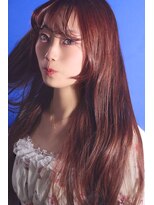 アンアタッシュ(UNE ATTACHE) Cherry Breeze|夏の光で艶めく大人可愛い内巻きチェリーロング