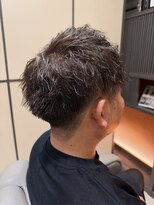 ラシンバン オム(LashinVan HOMME)&nbsp;グレージュアッシュ　ツイストスパイラルパーマ