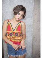 サロンドミルク 原宿(salon de MiLK)&nbsp;【salon de MiLK原宿】センターパートショートボブ