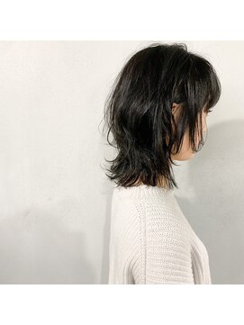 タグ(#tag) #ミディアムマッシュウルフ