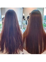 サイズカラーフリップ コレットマーレ店(XXXY'S COLO FLIP) 髪質改善 酸熱トリートメント before&after
