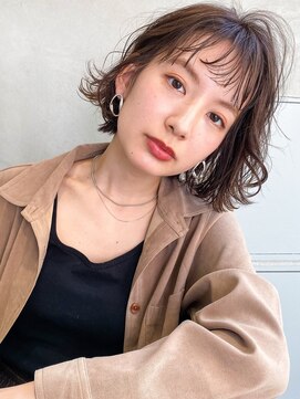 ケイト(kate) 【kate 大宮】耳掛けショートボブ×アッシュブラウン