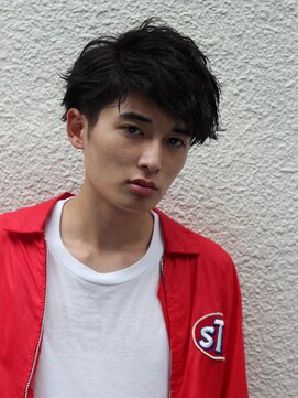 ブークル(boucle) ツーブロックソフトアシメフェザーマッシュ