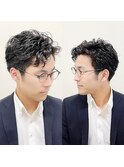 ビジネスフレッシュパーマスタイル