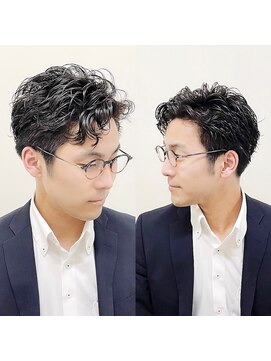 ヨシザワインク ハコザキ 水天宮前 日本橋人形町(YOSHIZAWA Inc.HAKOZAKI) ビジネスフレッシュパーマスタイル