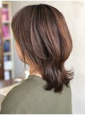 30代40代50代☆白髪ぼかしハイライト/レイヤーカット