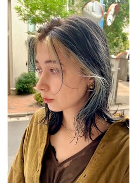 アルカナ 明治神宮前原宿(ARCANA) フェイスフレーミング　インナーカラー　ホワイトカラー