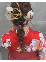 美容室 アイディー i-dee&nbsp;袴ヘアアレンジ