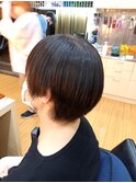 ストレートパーマ×ショート