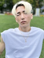 アカ(ACA)&nbsp;マッシュショートハイトーンカラーブリーチカラー札幌大通