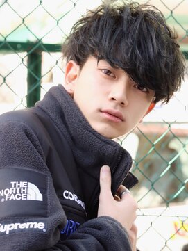 ネイビー(NAVY) ペーパーラフマッシュ