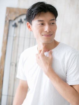 モッズヘアメン 札幌月寒店(mod's hair men) ≪mod's men≫爽やか♪ワイルド七三アップバングショートe