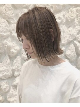 モアナバイヘッドライト 小田原店(Moana by HEADLIGHT) Moana【小田原】#ミニボブ#アッシュベージュ#耳掛け#前髪