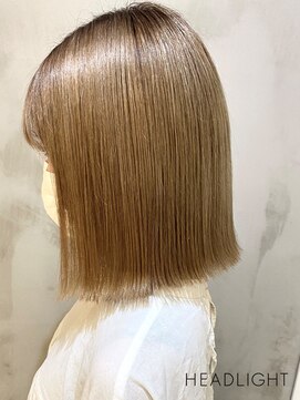 アーサス ヘアー デザイン 国立店(Ursus hair Design by HEADLIGHT) ライトベージュ×切りっぱなしボブ_SP20210914_2