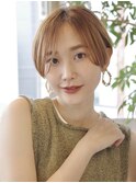 大人マッシュショート／丸みショート／イメチェン／30代40代50代