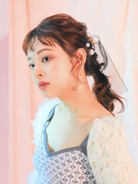 ヘアメイクアンドセットサロン リッコ(Hair make&set salon Ricco) Ricco変形編み下ろしスタイル♪