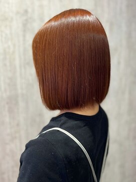 テトテ 門戸厄神店(tetote) 【tetote村山サロンスタイル】テラコッタ /アースカラー /艶ボブ