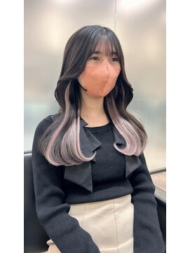 リリー(Lilley) 【lilley 稲永麻衣】インナーカラー+エクステ+天神韓国ヘア