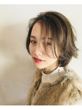 アンドレイ 表参道(andrey) 魅力倍増カール/セミディ/シアーカラー/姫カット/ダークアッシュ