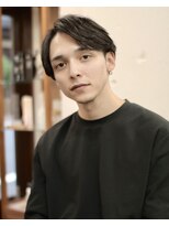 リッカ(RICCA) 七三分けヘア　ビジネスヘア　センター分け　30代　40代