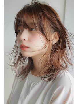 ラナ 新宿(lana) ウルフ/レイヤーカット/ミディアム/【lana hair 新宿】