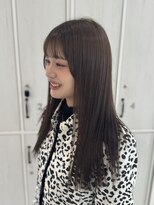 ハーツヘアーズ 五日市店(HEARTS hair's)&nbsp;ロング　ワンメイクカラー　グレイ系