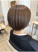 髪質改善トリートメント　ショートでも自然な仕上がり