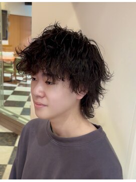 サエラ ミュゼ(CAETLA MUSEE) ウルフ＋波巻きパーマ